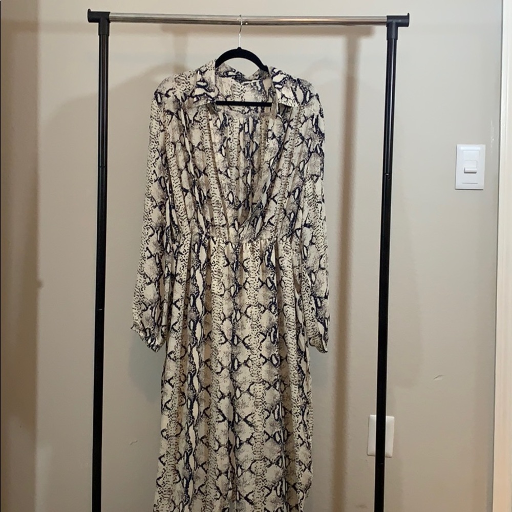Snakeskin Jumpsuit